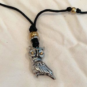 J Jill Owl string necklace NWT